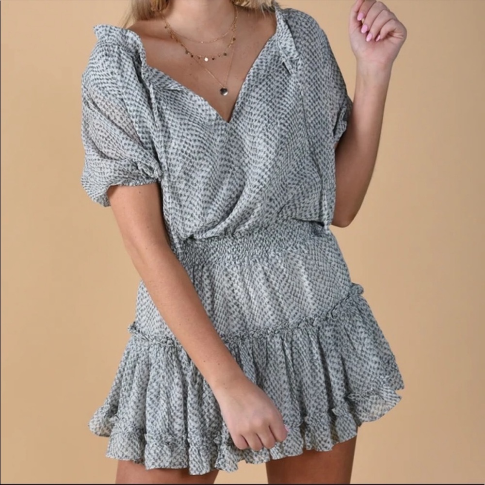 Buddy Love Ray Elastic Waist Mini Dress